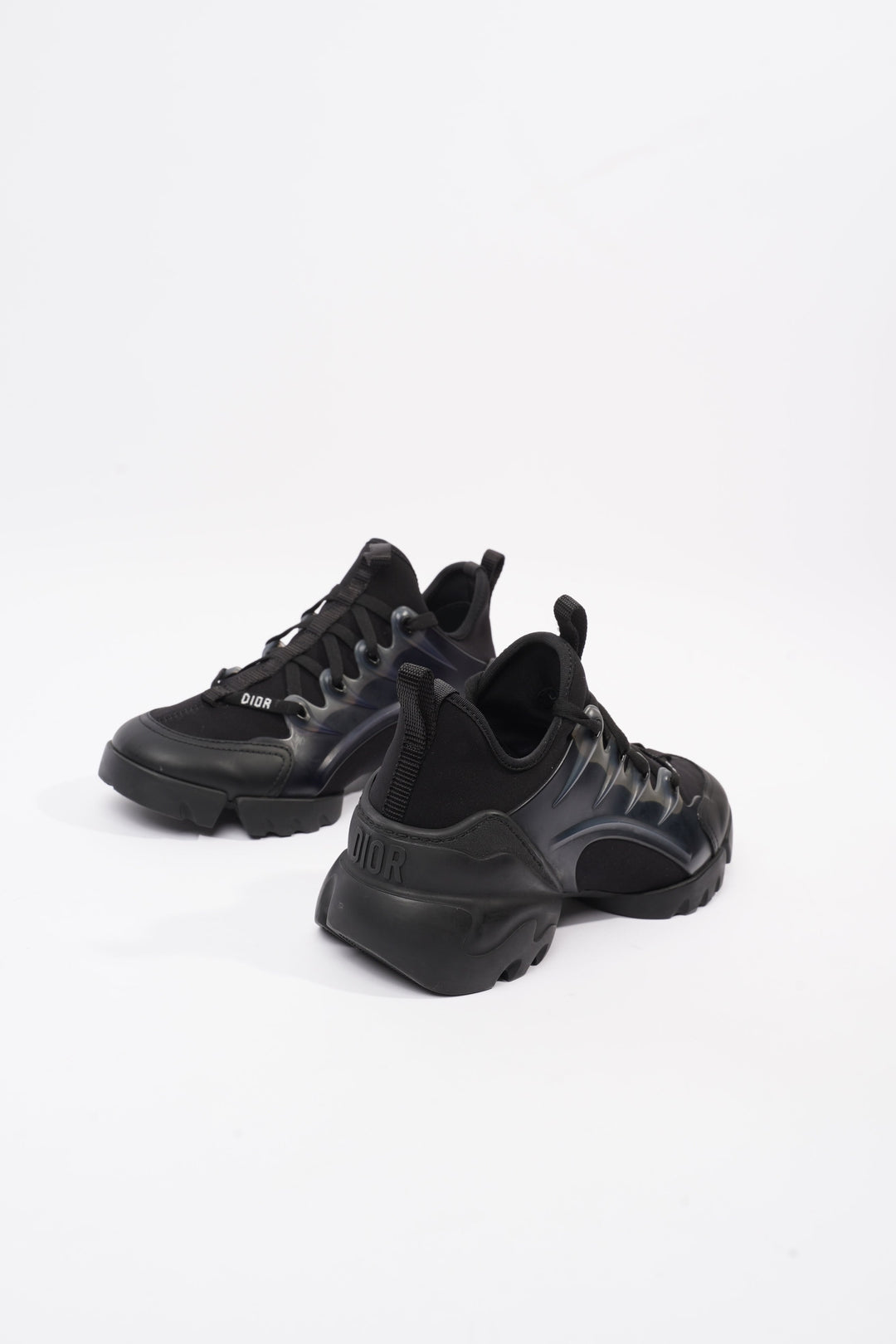 Christian Dior D-connect Black Technical Fabric EU 36 UK 3