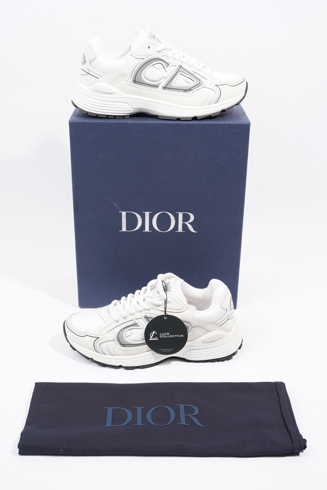 Christian Dior B30 White / Grey Mesh EU 36 UK 3