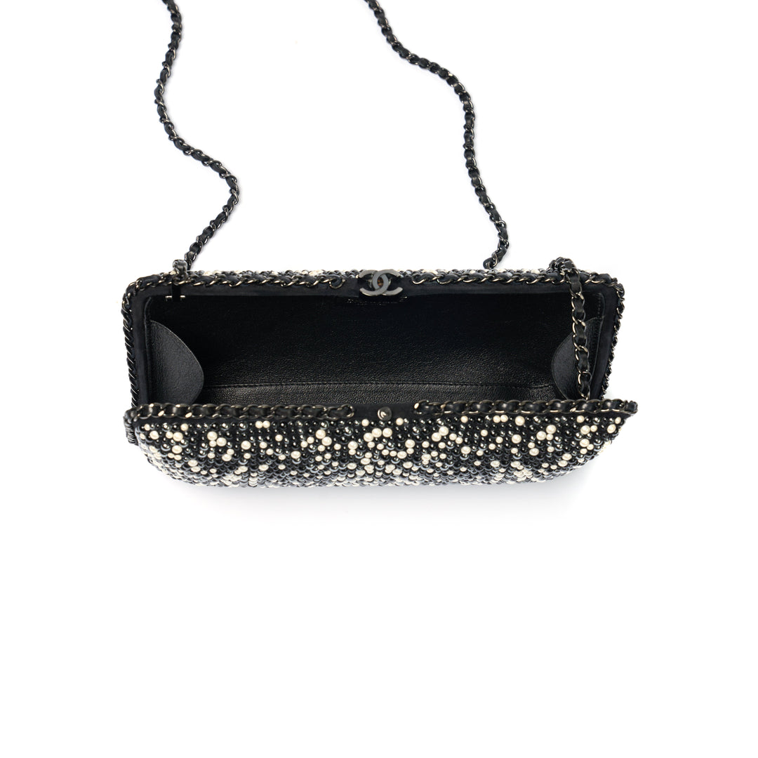 Chanel Beaded Pearl Clutch