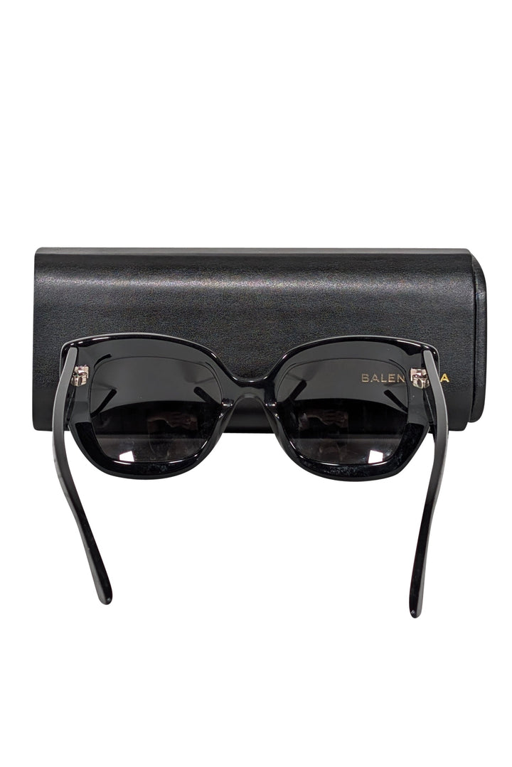 balenciaga - Black Logo Lens Sunglasses