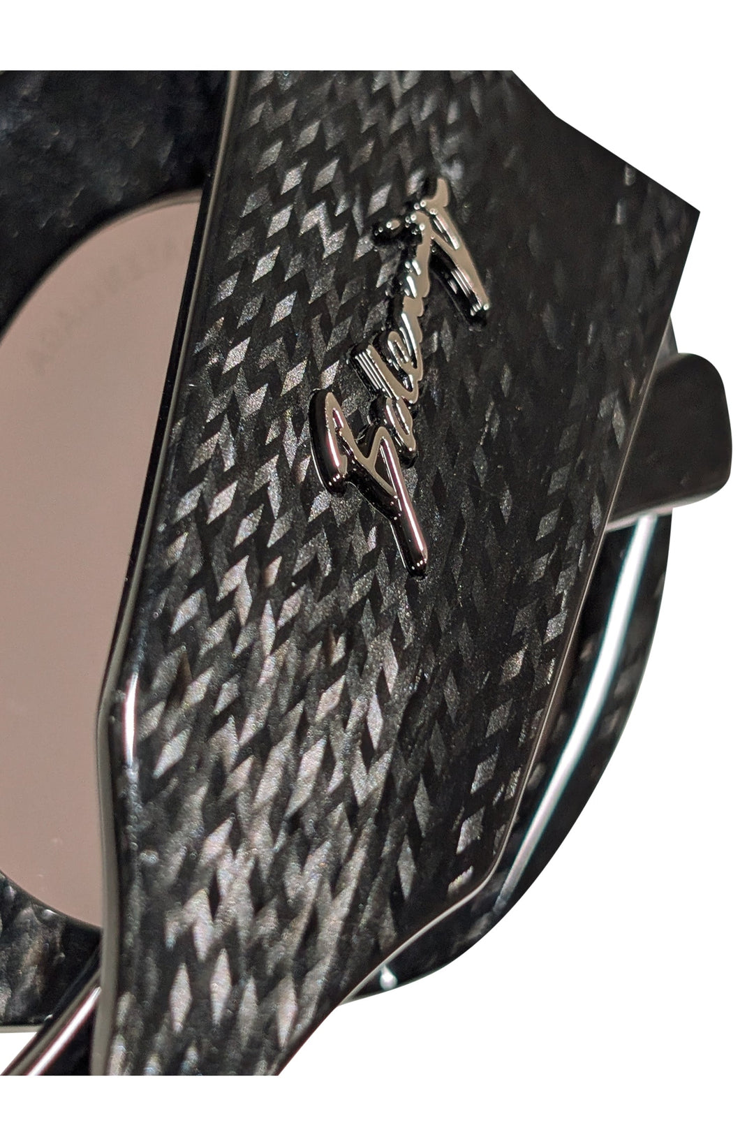 Top Quality Balenciaga - Black Print Large Round Sunglasses