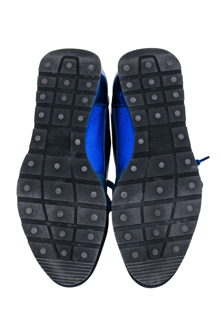 Top Quality Balenciaga - Blue Lace Up Sneakers Sz 8