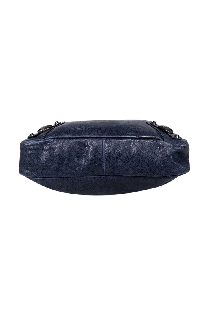 balenciaga - Navy Leather City Crossbody Bag