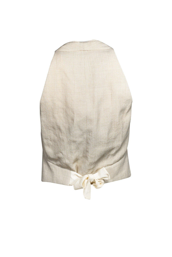 Top Quality Balenciaga Paris - Beige Textured Vest Sz 8