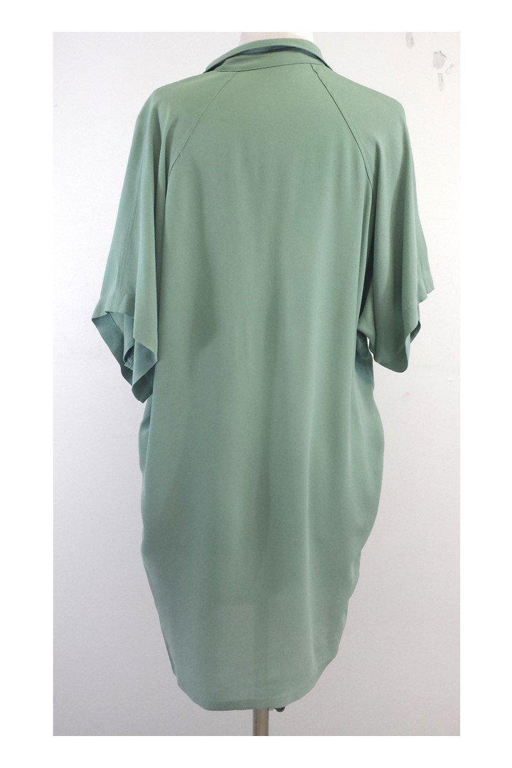Top Quality Balenciaga - Seafoam Green Short Sleeve Shift Dress Sz 6