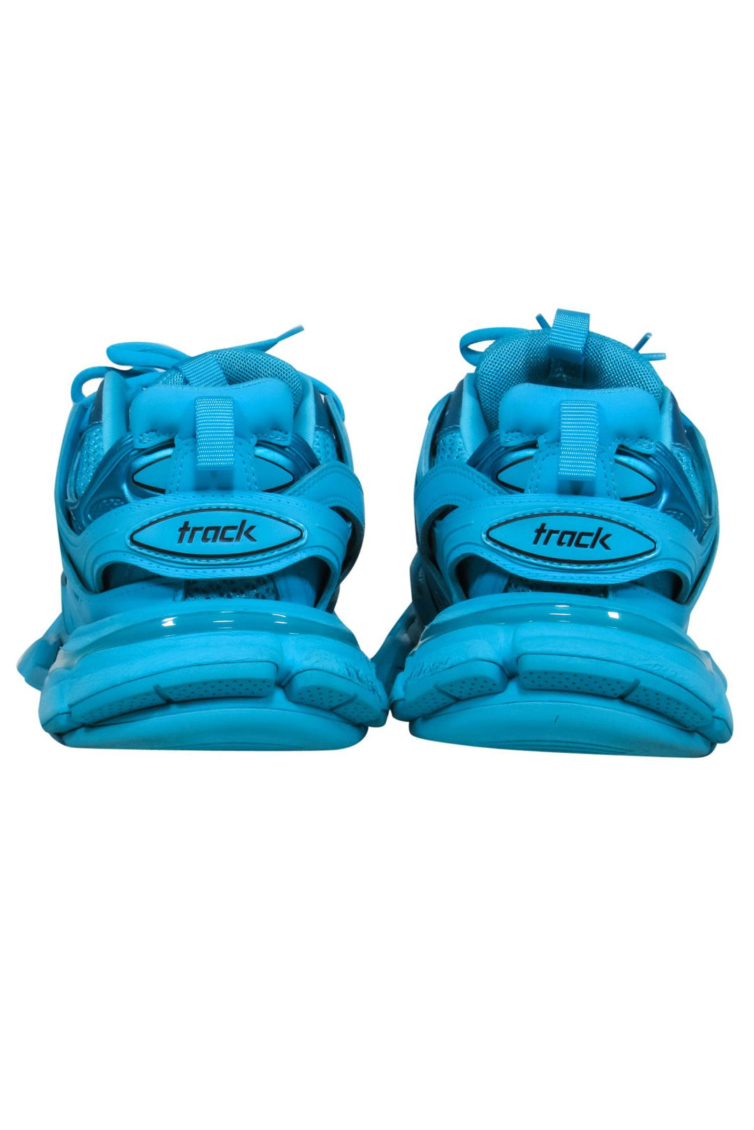 Top Quality Balenciaga - Teal Blue Chunky Track Sneakers Sz 7