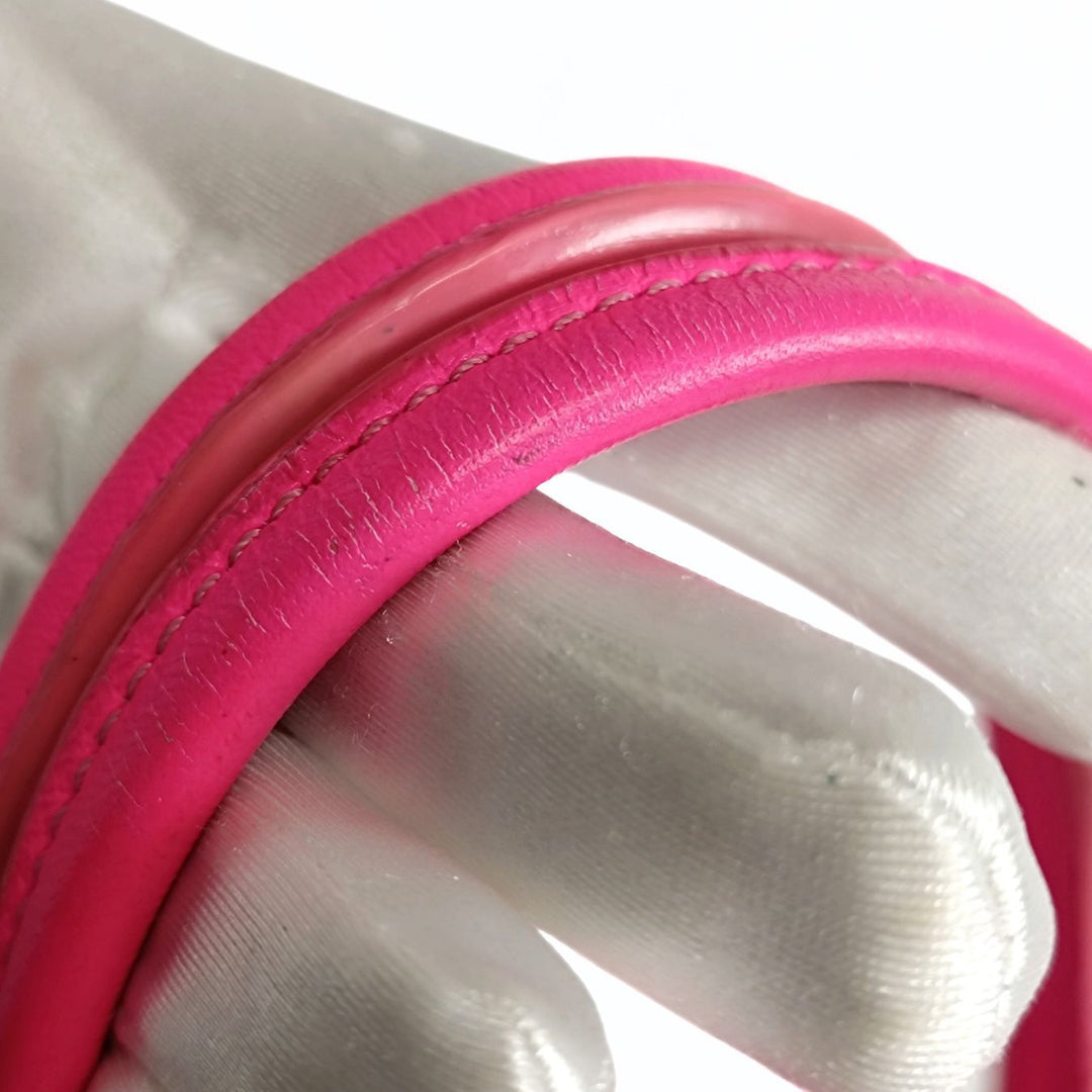Top Quality Balenciaga Top Quality Balenciaga Top Quality Balenciaga Papier vertical shoulder bag in fuchsia leather