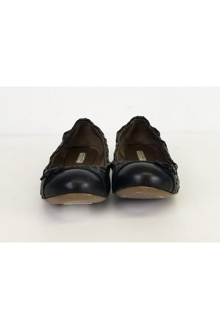Bottega veneta - Black Woven Flats Sz 6.5