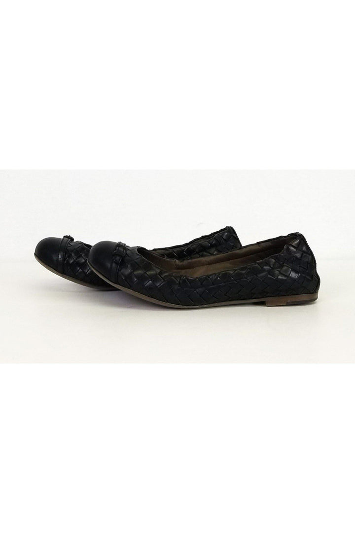 Bottega veneta - Black Woven Flats Sz 6.5
