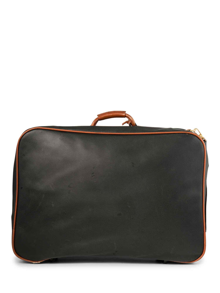 Bottega veneta Leather Soft Luggage Suitcase Black Brown