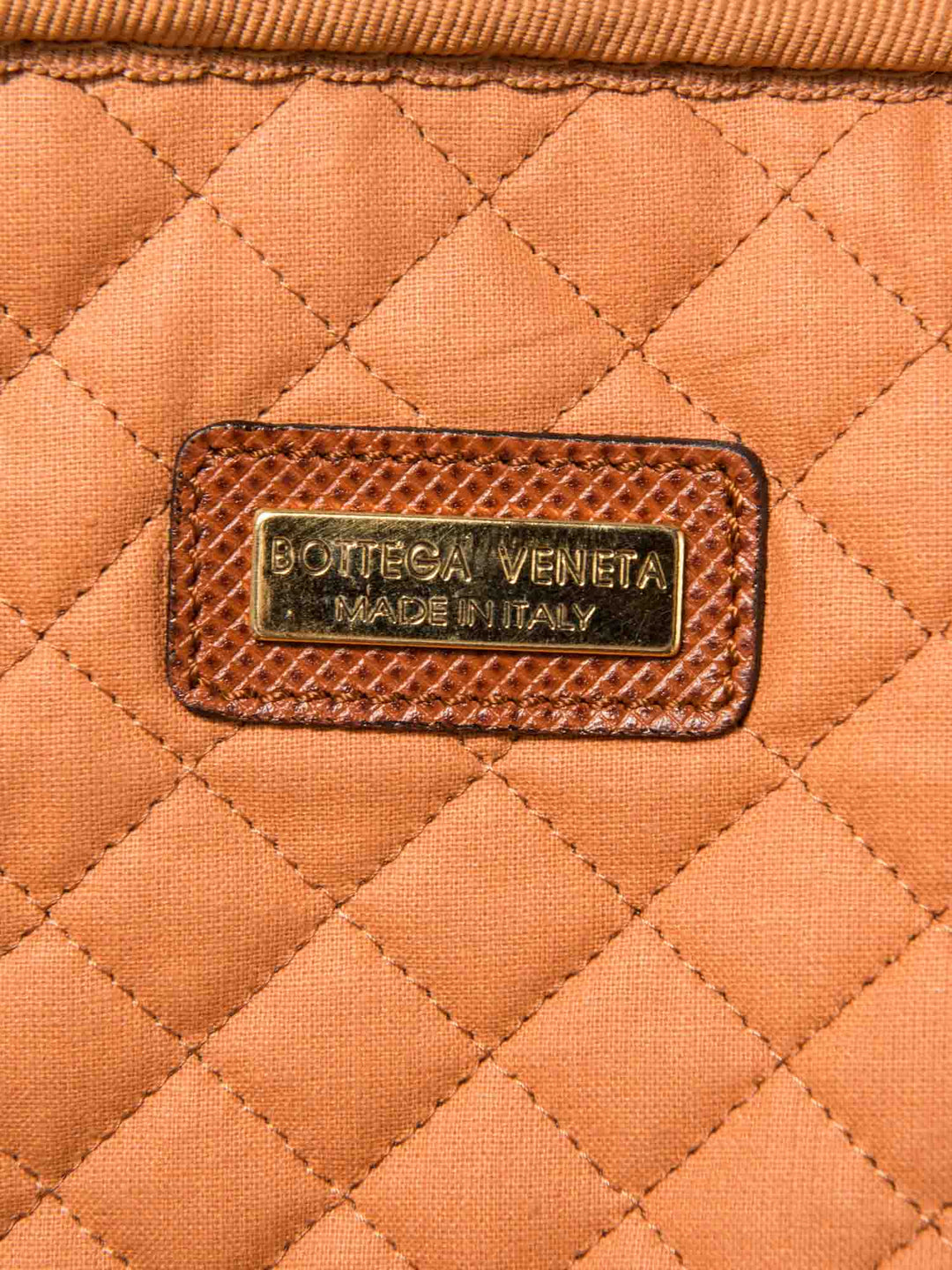 Bottega veneta Leather Soft Luggage Suitcase Black Brown