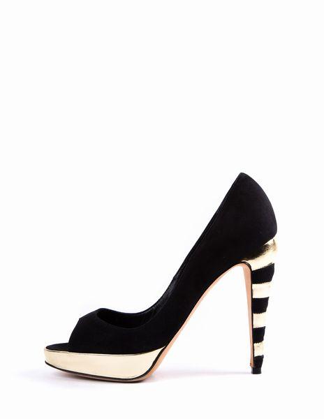 Brian Atwood Striped Heel Pumps Sale