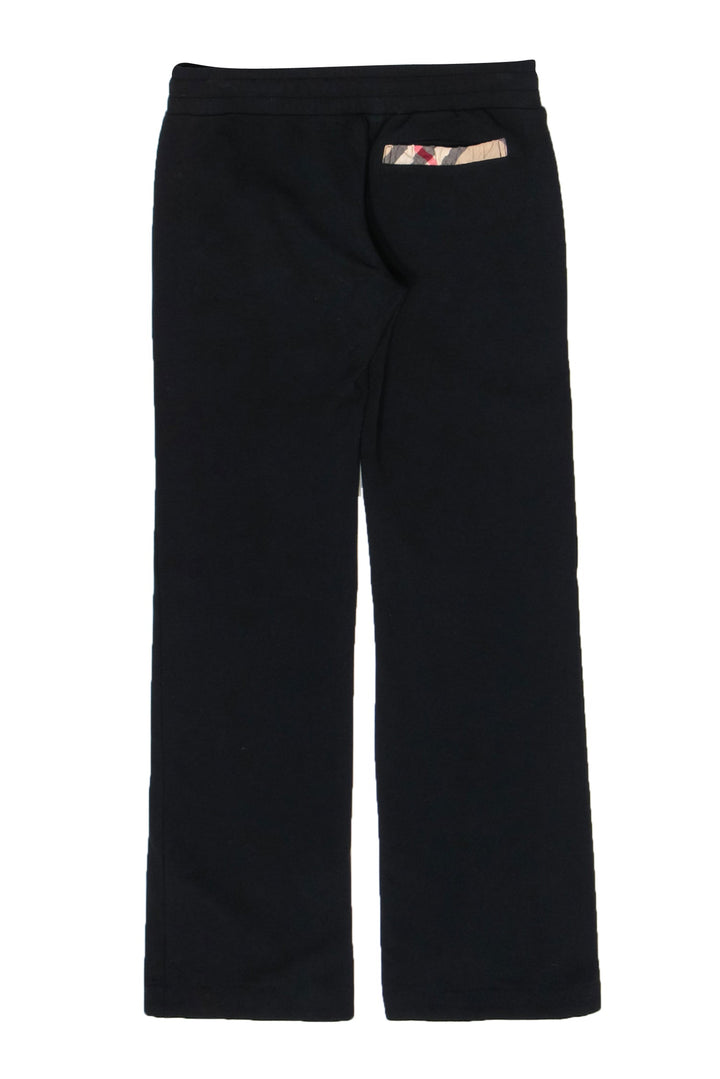 Burberry Brit - Black Wide Leg Drawstring Sweatpants Sz S