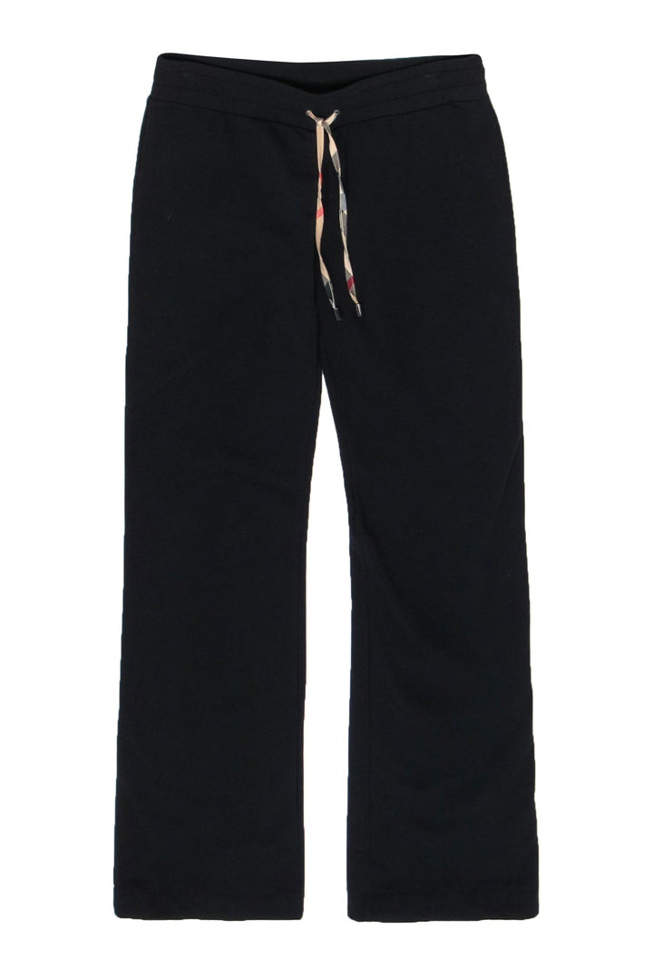 Burberry Brit - Black Wide Leg Drawstring Sweatpants Sz S