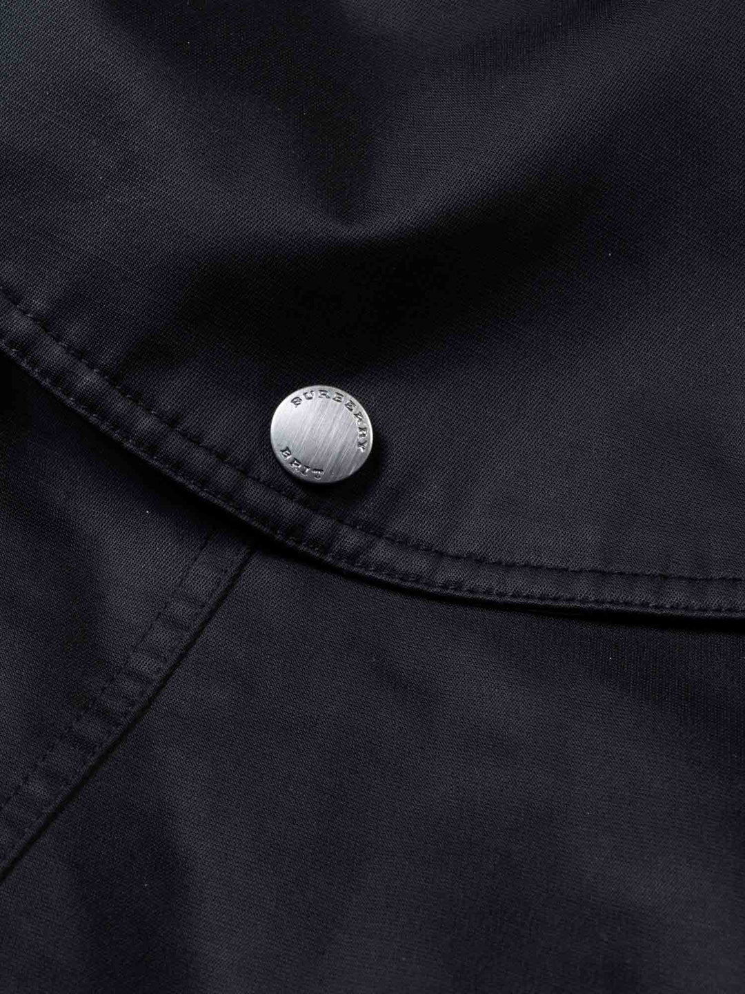 Burberry Brit Hooded Nova Check Wool Lined Coat Black