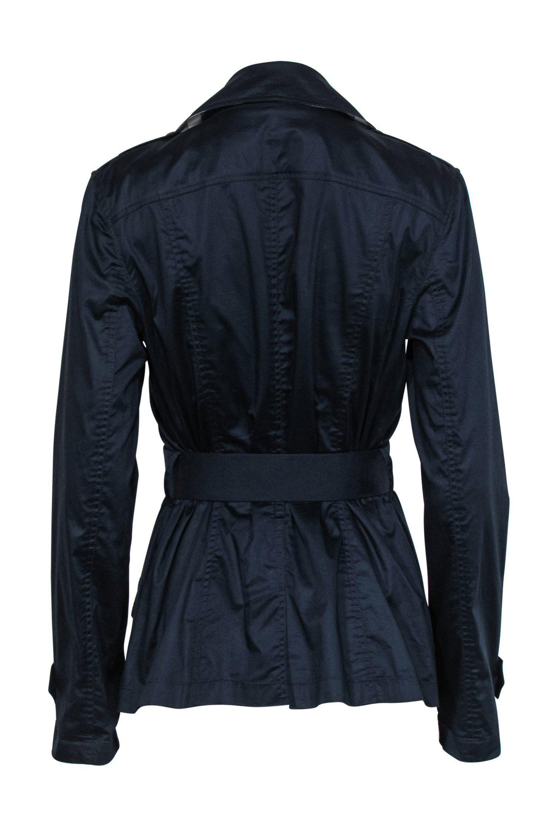 Burberry Brit - Navy Double Breasted Button-Up Jacket Sz 8