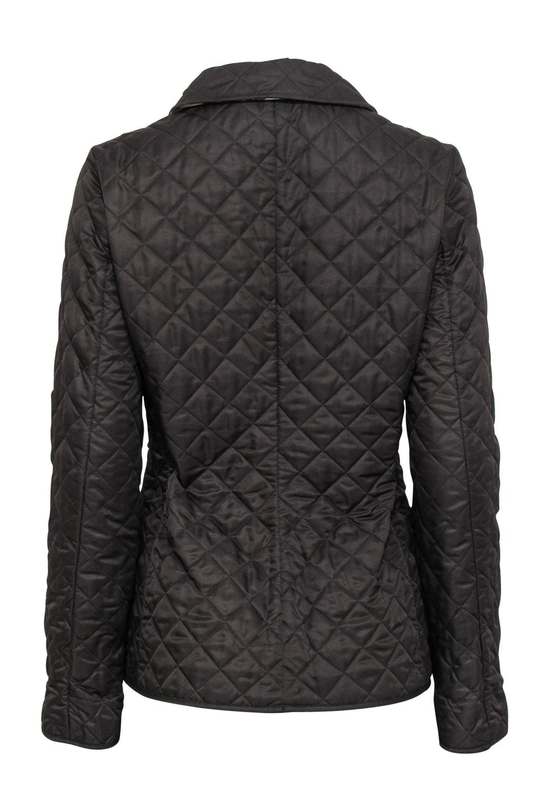 Burberry Brit - Olive Quilted Button-Up Jacket Sz S