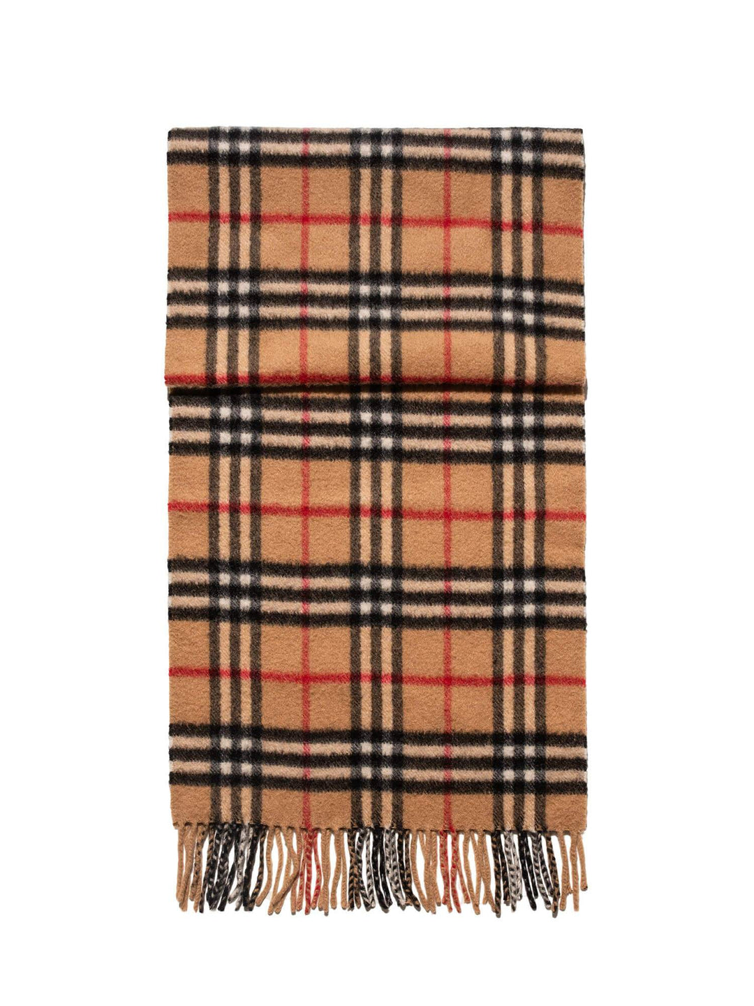 Burberry Cashmere Nova Check Scarf Brown