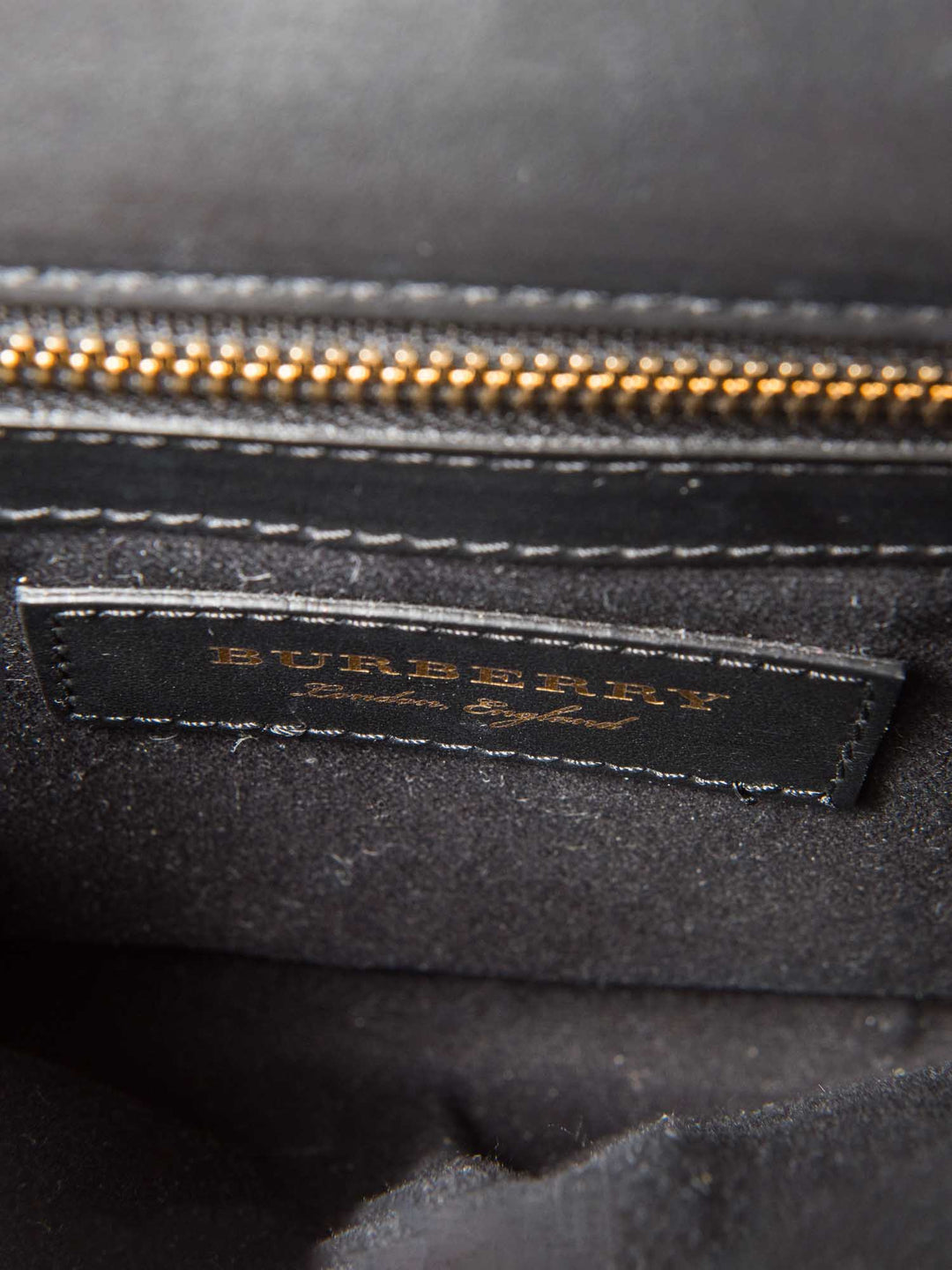 Burberry Haymarket Check Flap Messenger Bag Beige Brown