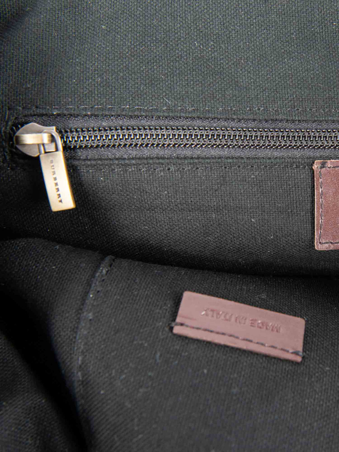 Burberry Haymarket Check Messenger Bag Beige