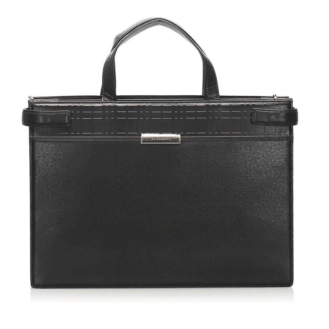 Burberry Leather Business Bag (SHG-11356)