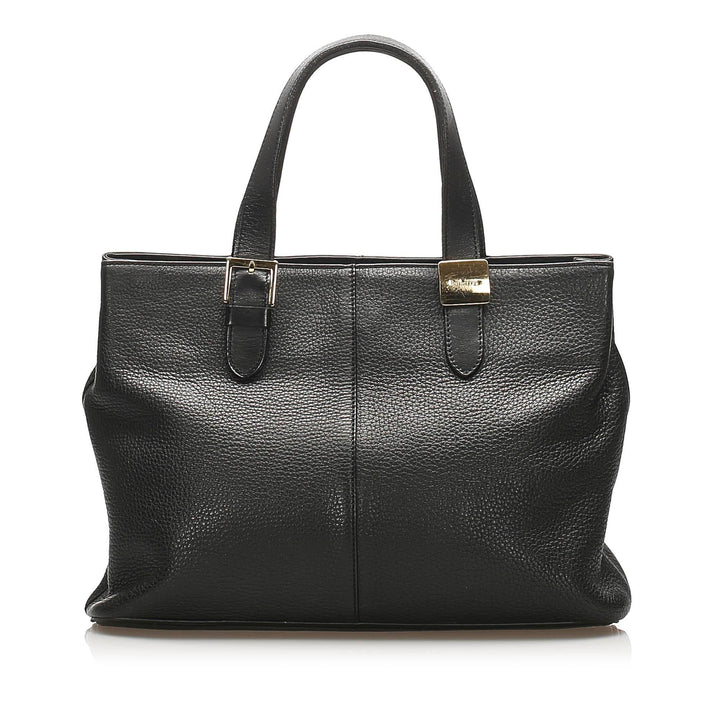 Burberry Leather Handbag (SHG-14390)