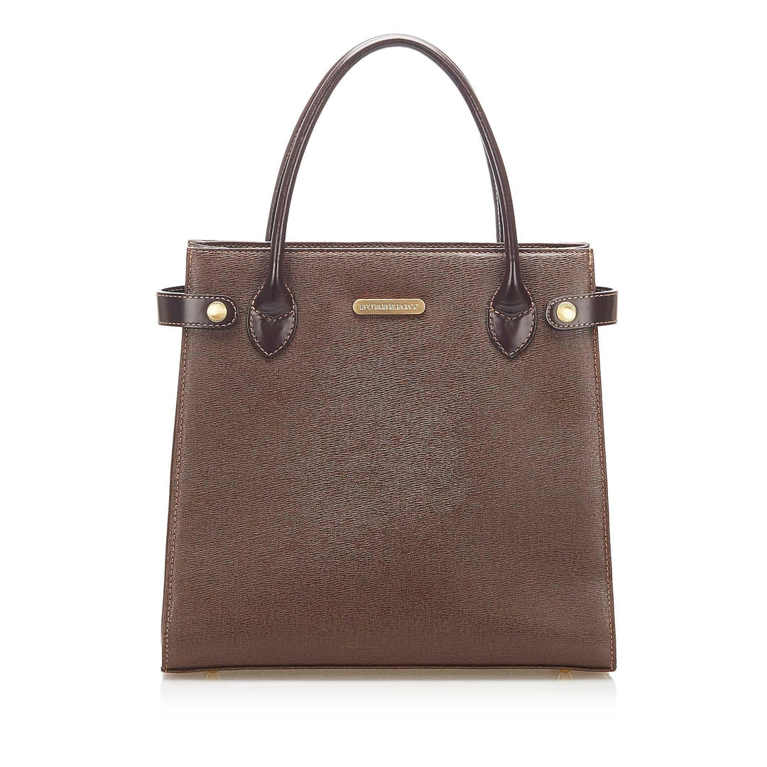 Burberry Leather Handbag (SHG-16866)
