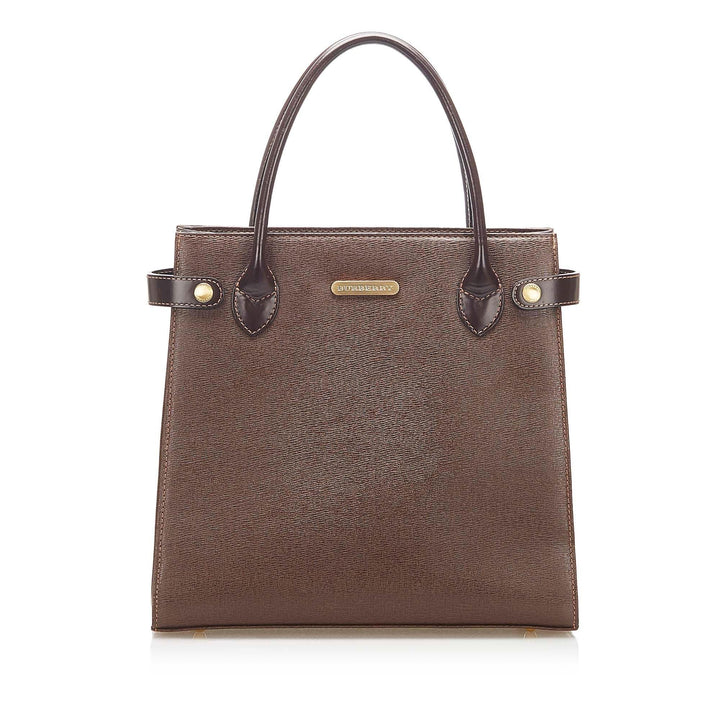 Burberry Leather Handbag (SHG-16866)