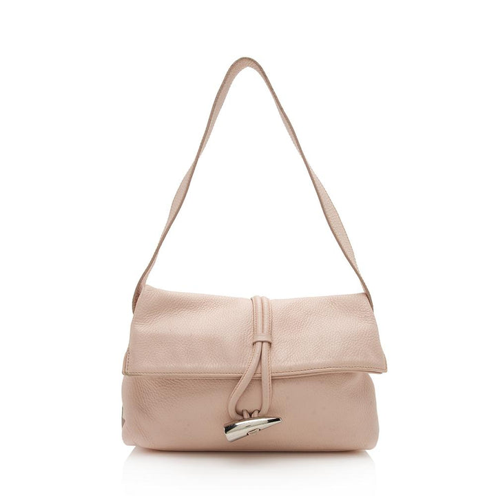 Burberry Leather Horn Toggle Shoulder Bag (SHF-12353)