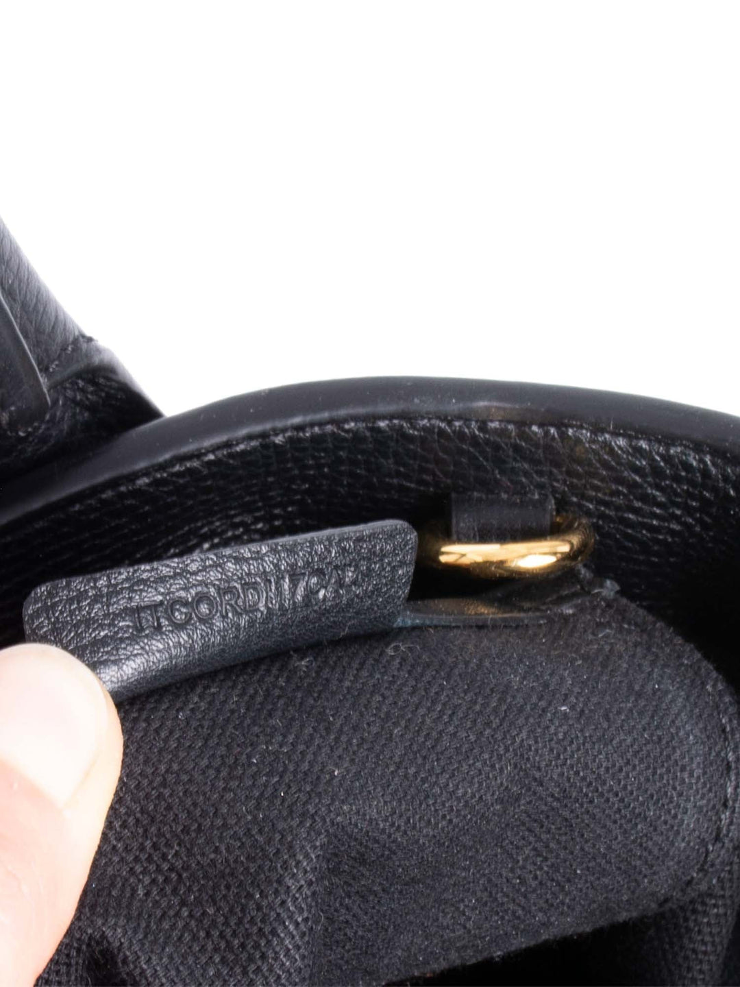 Burberry Leather House Check Small Derby Banner Tote Black