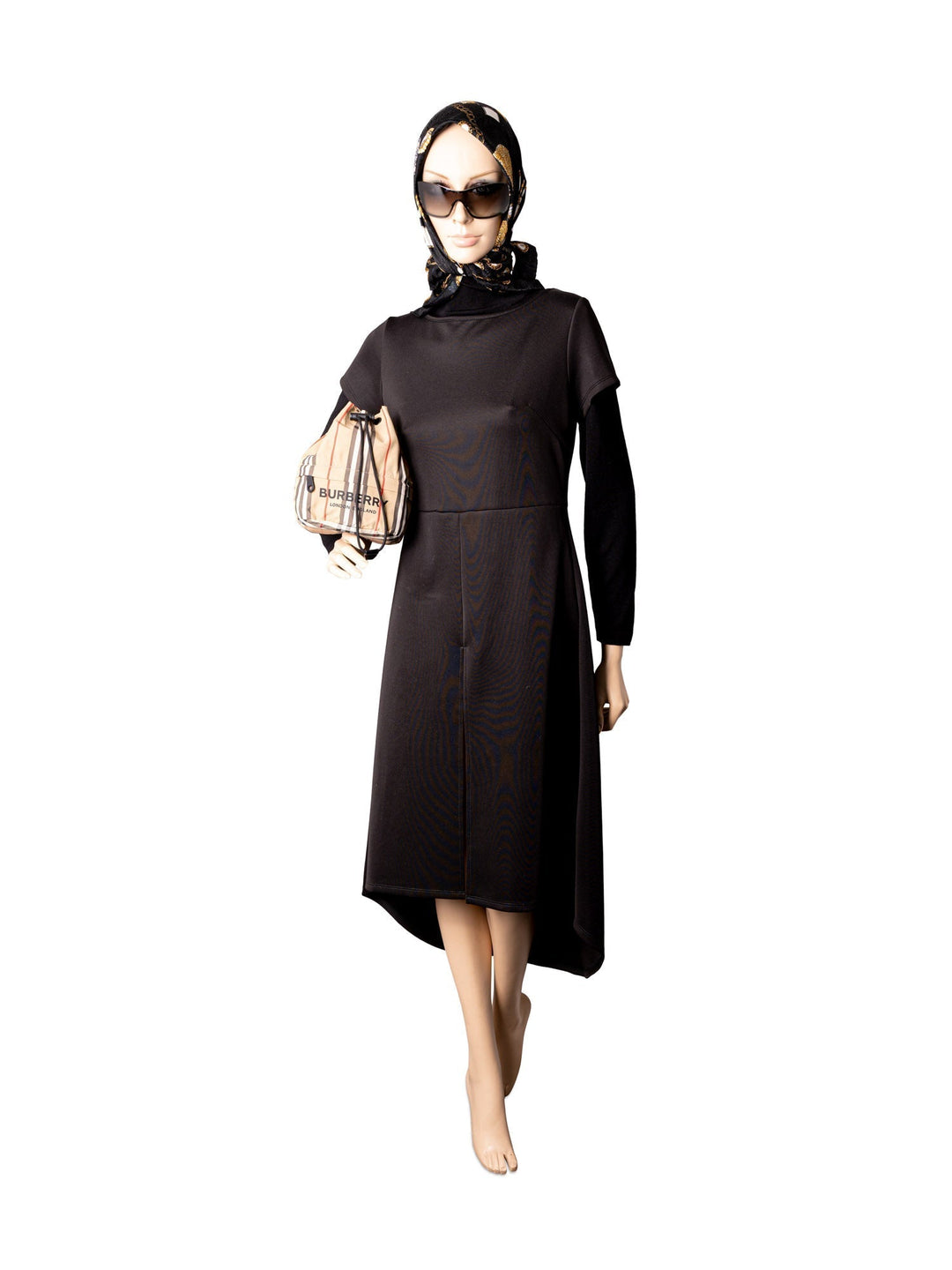 Burberry Nova Check Bucket Bag Brown
