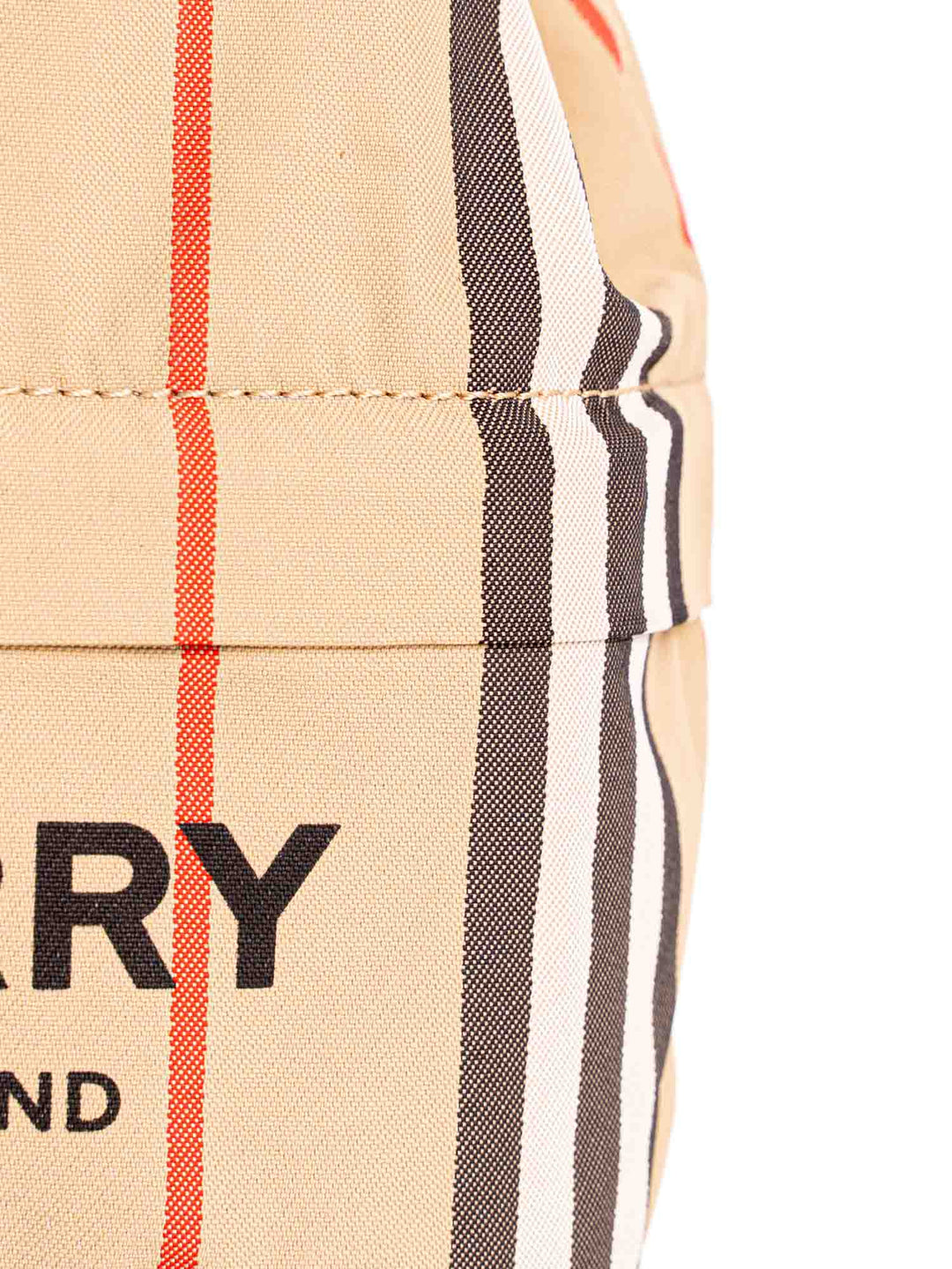 Burberry Nova Check Bucket Bag Brown