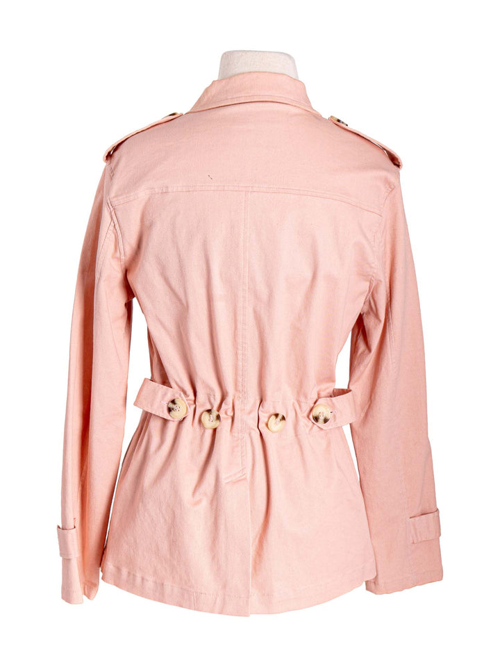 Burberry Nova Check Corduroy Jacket Pink