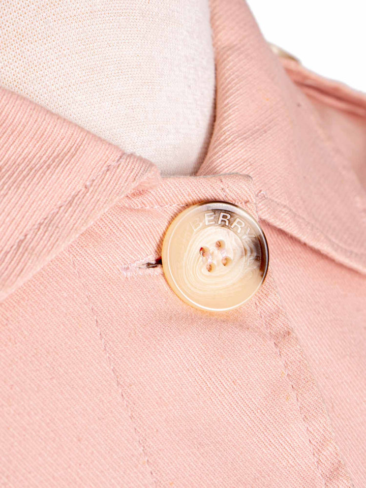 Burberry Nova Check Corduroy Jacket Pink