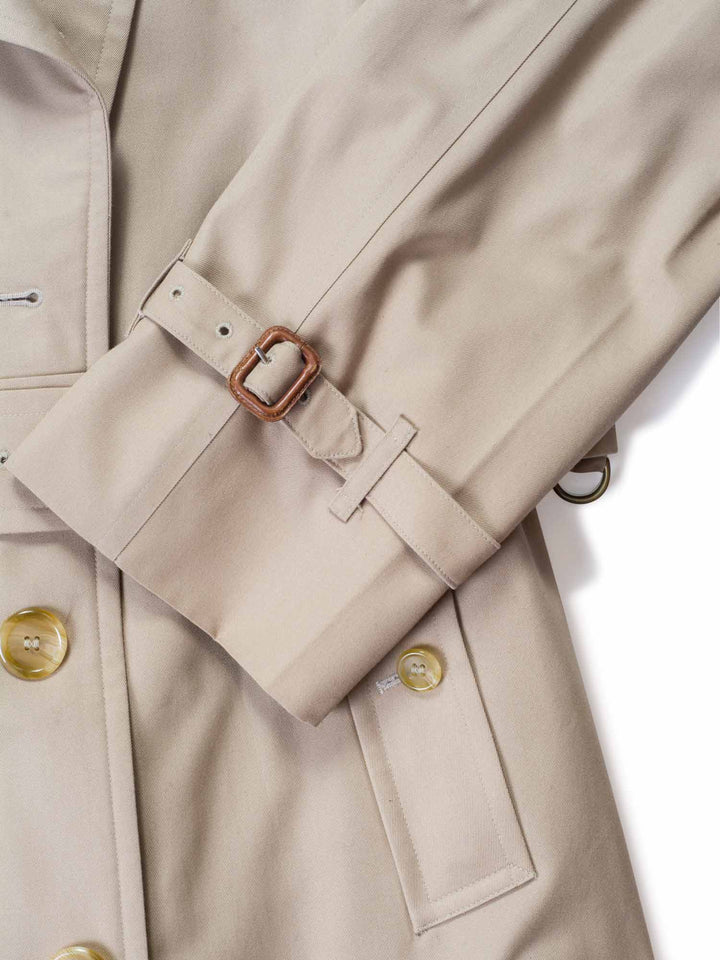 Burberry Nova Check Trench Coat Beige