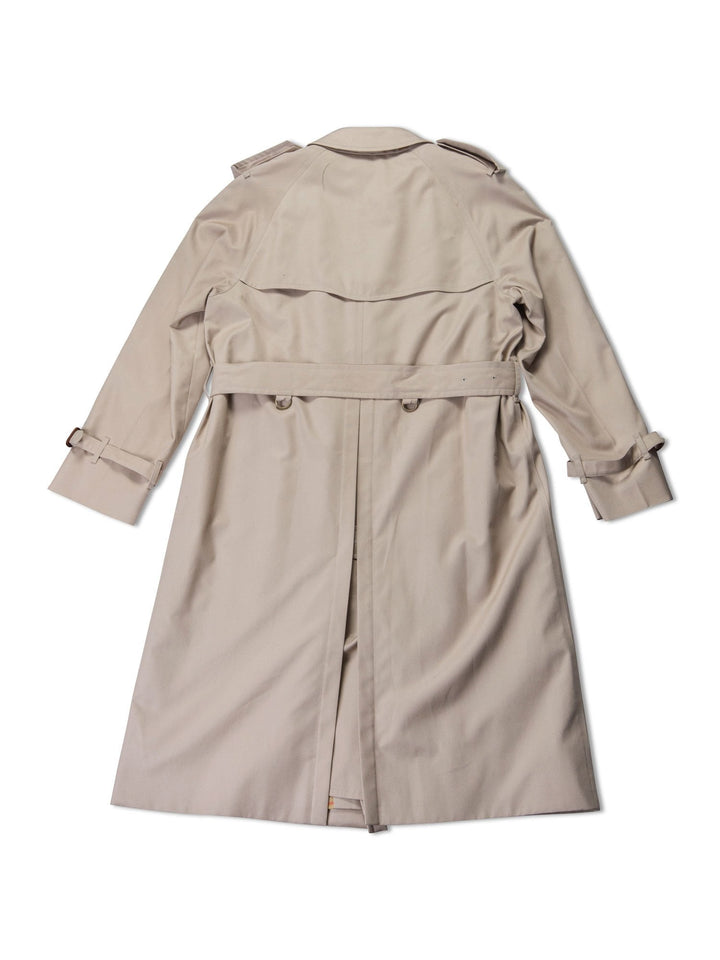 Burberry Nova Check Trench Coat Beige