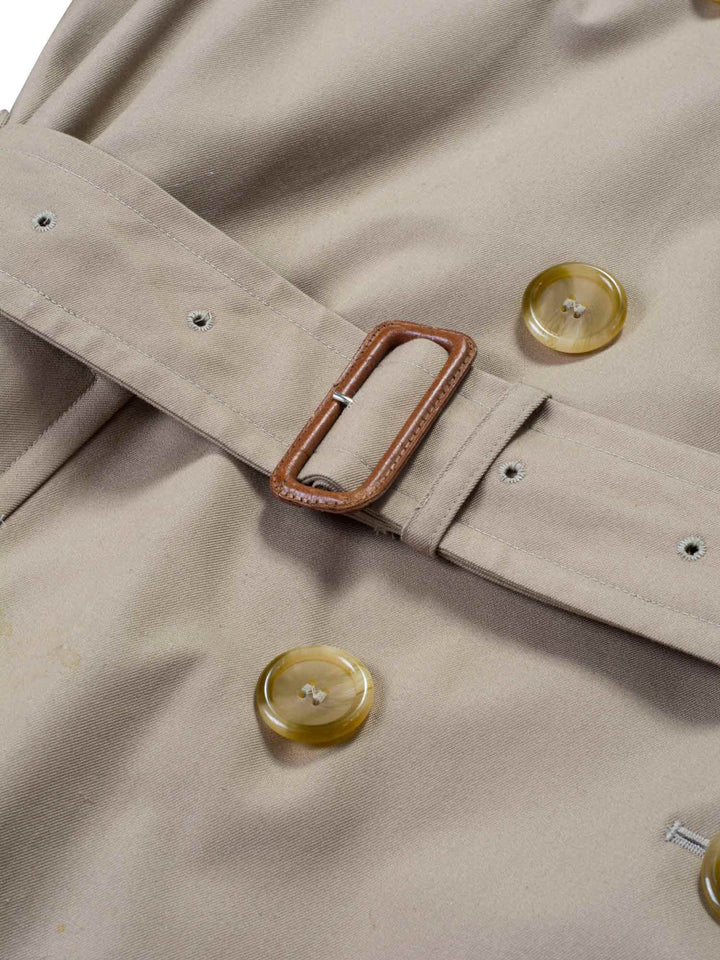 Burberry Nova Check Trench Coat Beige