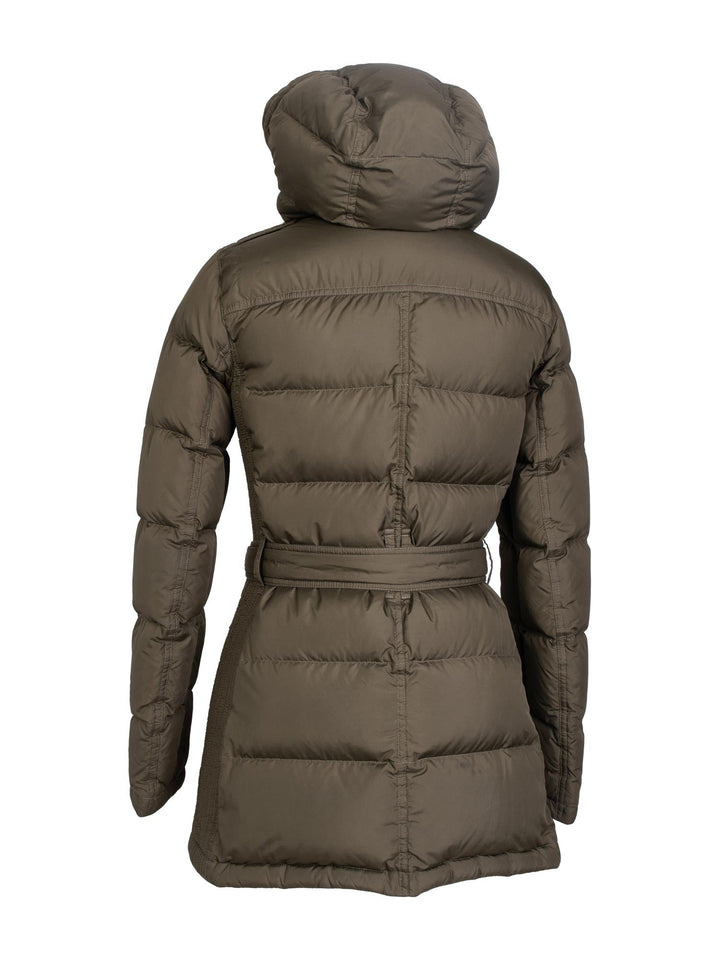 Burberry Quilted Down Novacheck Fitted Jacket Green