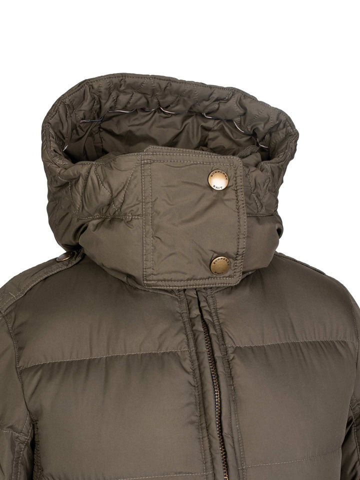 Burberry Quilted Down Novacheck Fitted Jacket Green