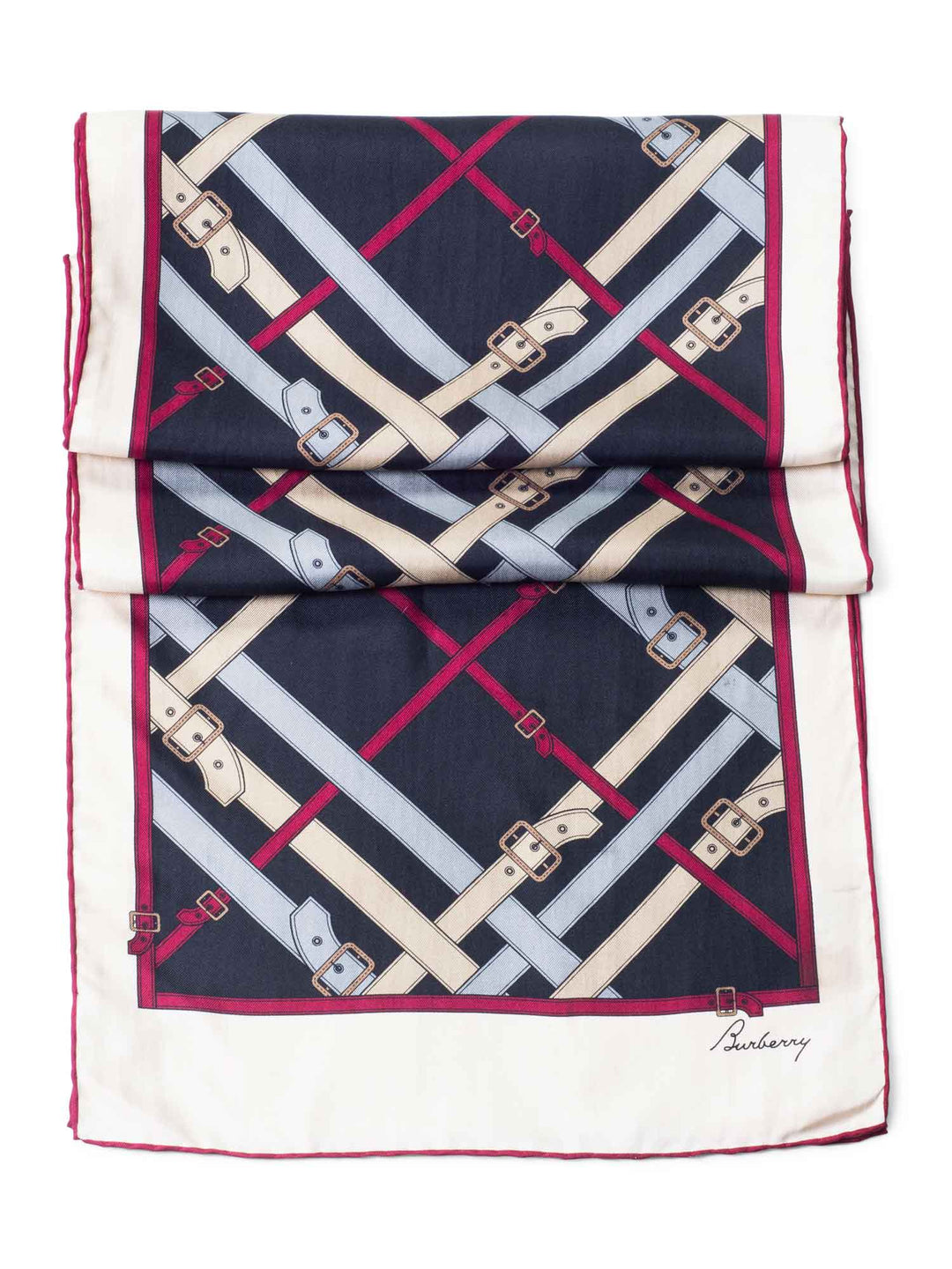 Burberry Silk Nova Check Scarf Muliticolor