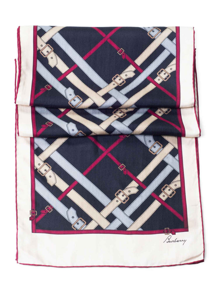 Burberry Silk Nova Check Scarf Muliticolor