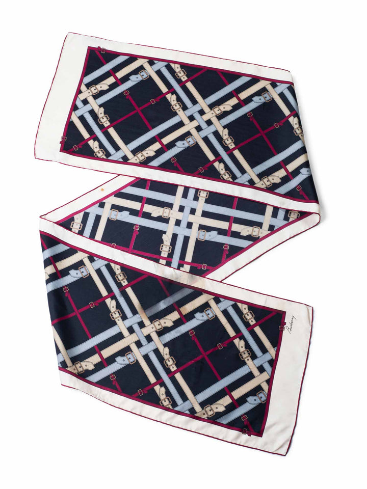 Burberry Silk Nova Check Scarf Muliticolor