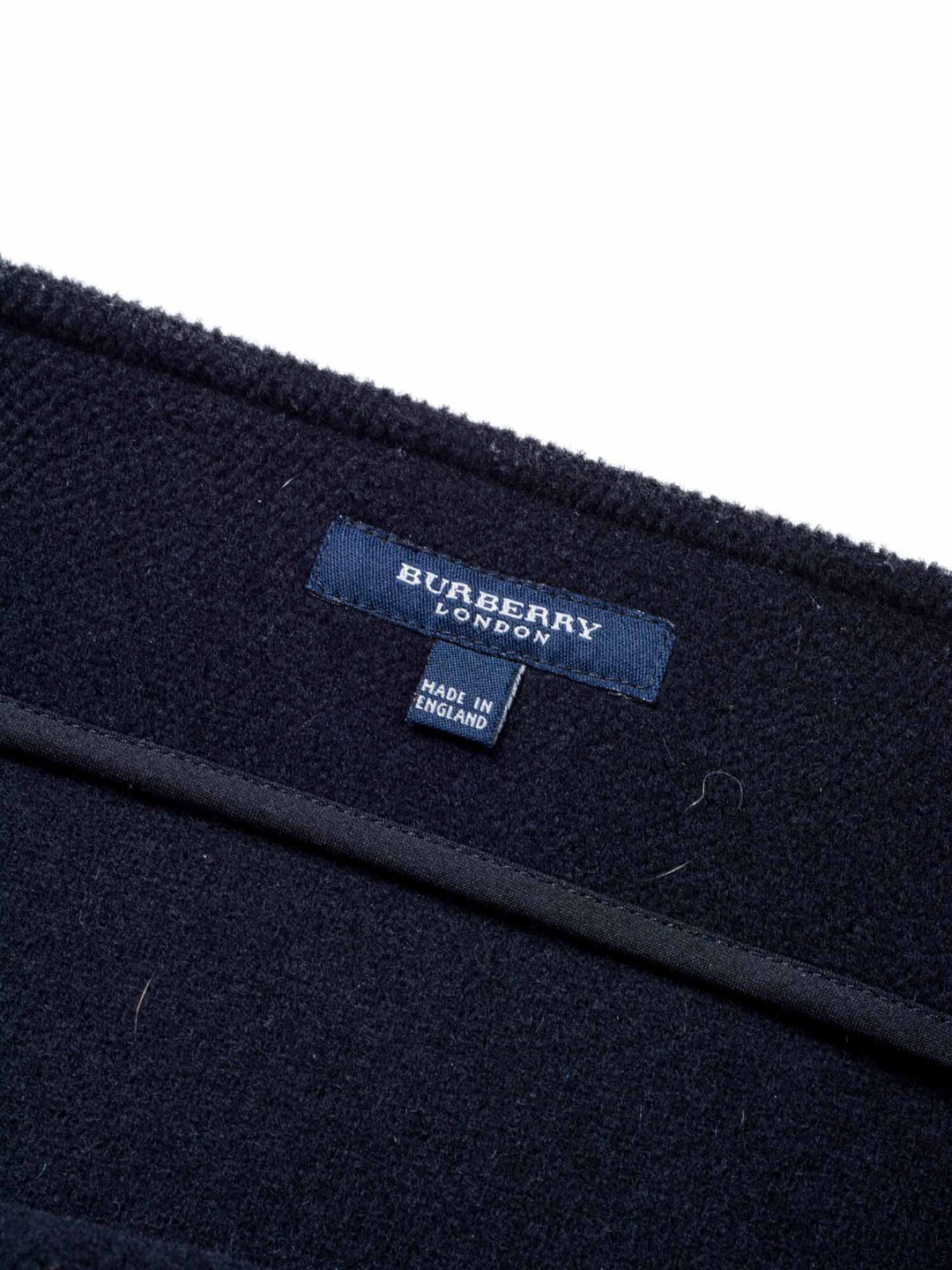 Burberry Wool Toggle Wrap Mini Skirt Black