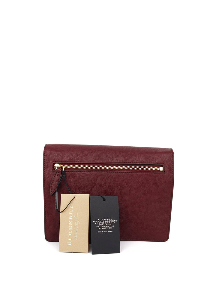Burberry Burgundy Macken Crossbody Bag