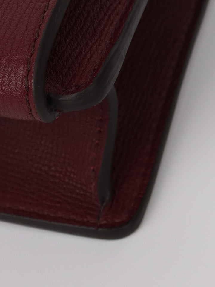 Burberry Burgundy Macken Crossbody Bag