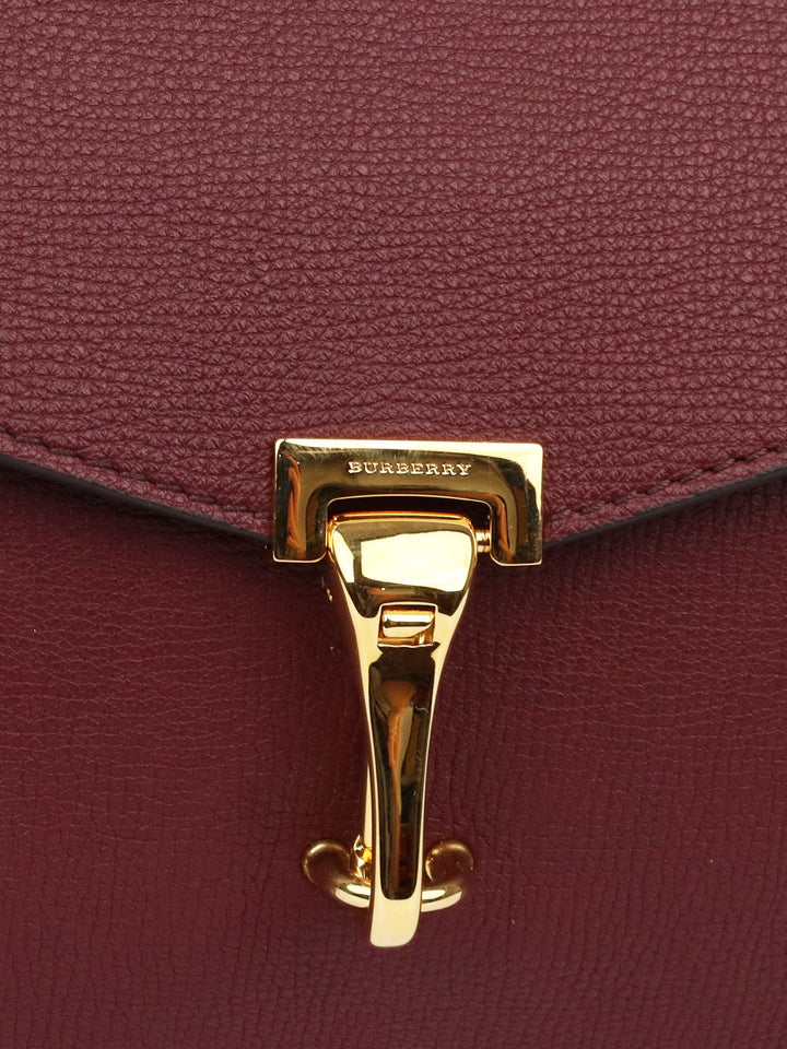 Burberry Burgundy Macken Crossbody Bag