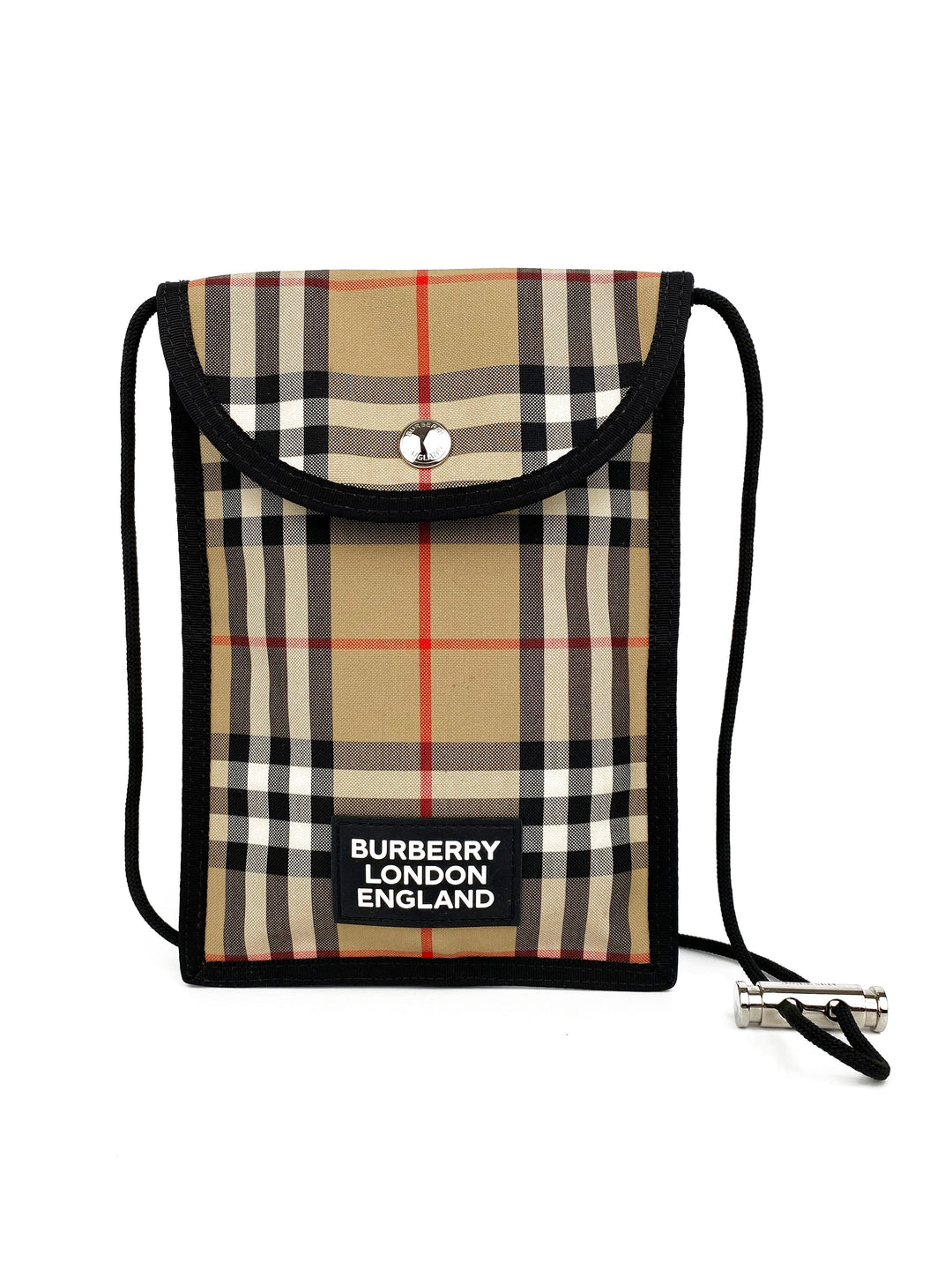 Burberry Small Check Satchel Bag
