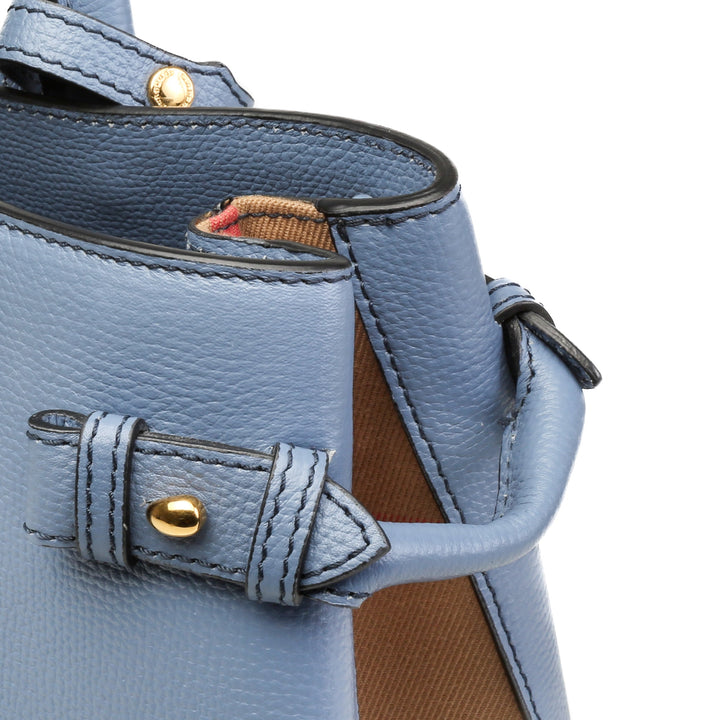 BURBERRY House Banner Tote - Baby Blue