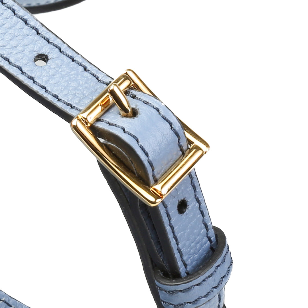 BURBERRY House Banner Tote - Baby Blue