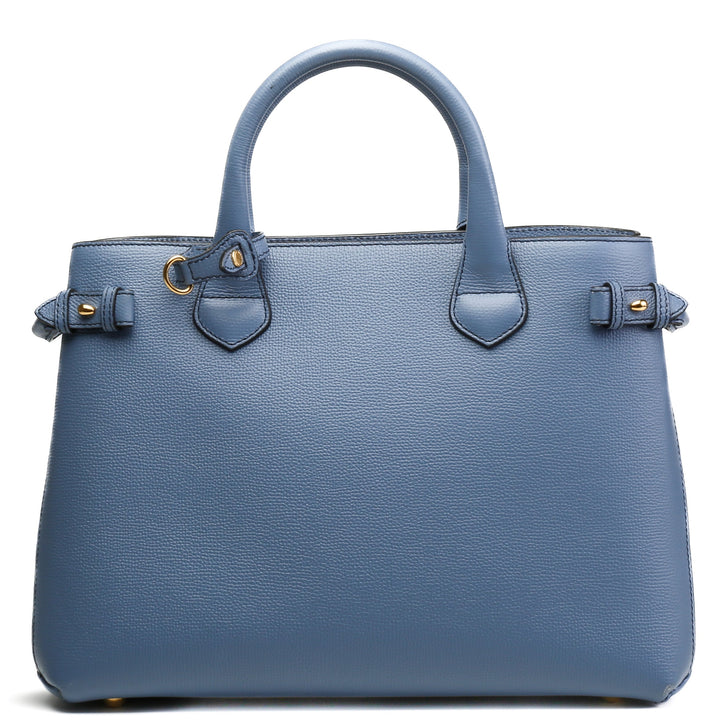 BURBERRY House Banner Tote - Baby Blue